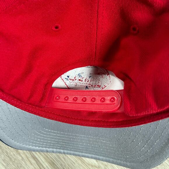 Vintage Puma Philadelphia Phillies Hat Snapback MLB Baseball Blue Red Wool Blend - Picture 2 of 10